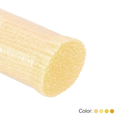 Image of Patikil 10 Rolls Latch Hook Kit, Precut Rugs Yarn, Crochet Colorful for Adults Beginners, Yellow Tone