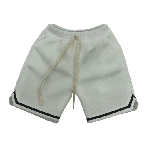 Pantalones cortos escala 1/6 flexibles para evitar rigidez en figuras masculinas de 12"