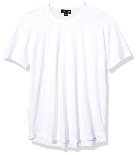 Velvet by Graham & Spencer Men's Amaro Rounded Hem Ss Crew