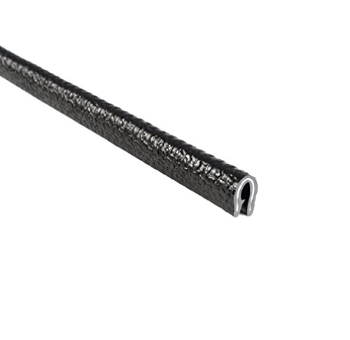 Image of Trim-Lok 1630SB3-1581-25 PVC /Metal Range Fit Trim, 0.2300 inch Height, Fits Edge 0.010 inch to 0.030 inch, 25' Length