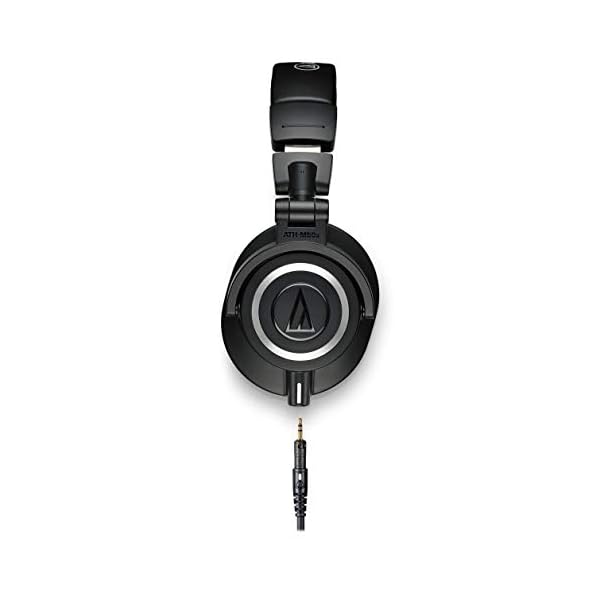 Audio-Technica-ATH-M50X-Professional-Studio-Monitor-Headphones-Black-Professional-Grade-Critically-Acclaimed-with-Detachable-Cable Audio-Technica ATH-M50X Professional Studio Monitor Headphones, Black, Professional Grade, Critically Acclaimed, with Detachable Cable