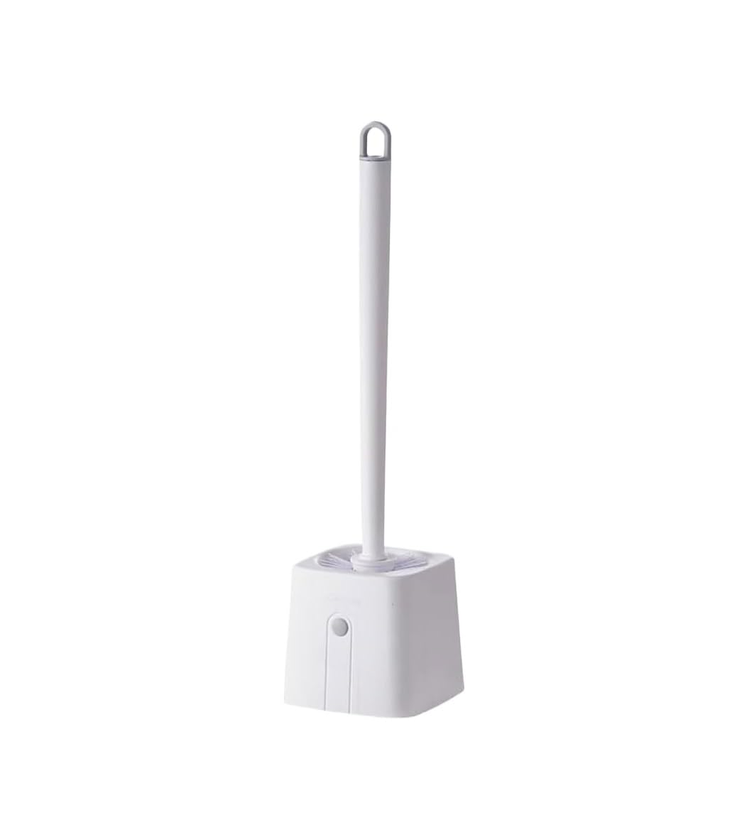 Cepillo de Inodoro de pie de plástico Blanco
