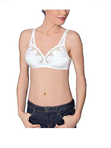 REGGISENO PLAYTEX ART. 6176 CRISS CROSS SENZA FERRETTO COPPA B DALLA 34 (IT 3) ALLA 42 (IT 7) BIANCO - NERO (38 B - IT 5 B, BIANCO)
