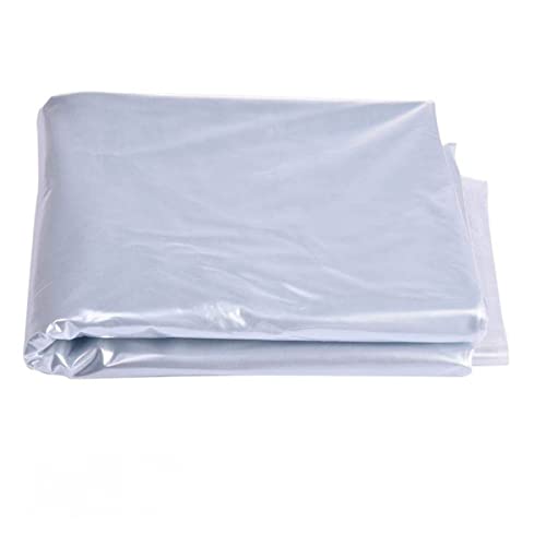 DAZZLEEX Película de invernadero, 3 x 4 m, lámina de plástico de polietileno transparente, cubierta de material de bricolaje para techo de invernadero