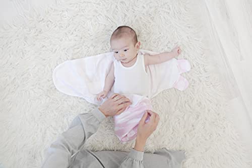 Image of BaeBae Goods Swaddle Blanket, Adjustable Infant Baby Swaddling Wrap Set of 4, Baby Swaddling Wrap Blankets for Boys and Girls Made in Soft Cotton (3-6 Months)