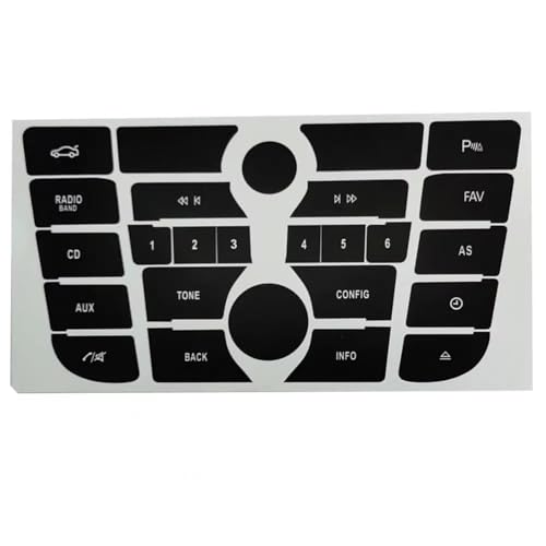 Autocollant pour bouton de climatisation haute résistance Opel Vauxhall GTC