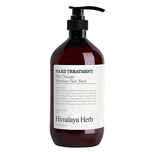 NARD Hair Treatment Teatree Rosemary - Hair Care Conditioner for Damaged Dry Hair - Strong Vitality from Himalayas - Argan Olive Jojoba Macadamia Sunflower Oil - Rich in Protein Amino Acids 33.8 Fl Oz