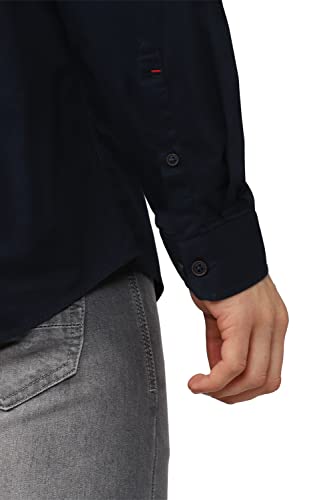 Image of Van Heusen Solid Casual Shirt for Men| Premium Cotton| Full Sleeves| Regular Fit |Breathable Fabric |