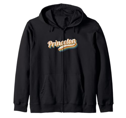 Vintage Princeton Nombre Personalizado Princeton Sudadera con Capucha