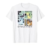 Pokémon - Eevee Glaceon Leafeon Evolution Ice Grass Normal T-Shirt