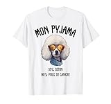 Caniche Cadeau Humour Pyjama Chien Caniche Bichon Frisé, pyjama chien humour, Caniche femme, homme Caniche, Caniche chien, cadeau Caniche, cadeau fan de chien, cadeau pour amoureux des chiens, pyjama enfant humour, pyjama femme humour, enfant Caniche