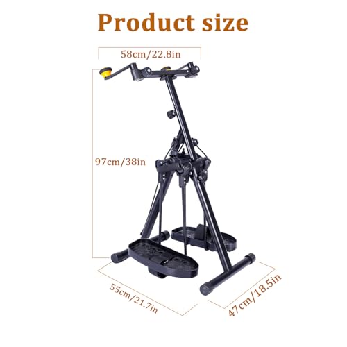 Bicicleta pedalera ajustable para ejercicio en casa miniatura 2