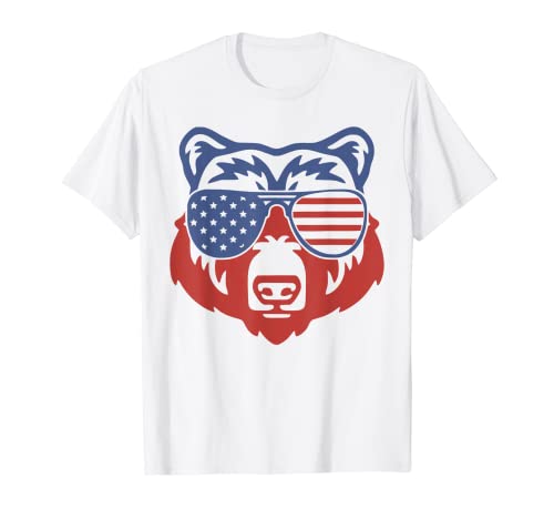 American Patriotic Symbol T-shirt 4 de julio American Flag Tee Camiseta