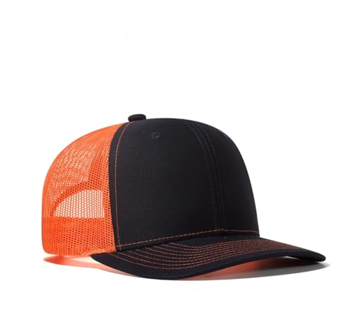 Image of Quanhaigou Trucker Hat - Mesh Snap Back - Unisex Adjustable Baseball Cap - Outdoor Hats for Men Women