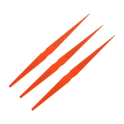 PRETYZOOM 3 piezas Calibrador en Cuña para Medición Precisa de Grietas en Puertas de Auto y Capó de Motor Herramienta Duradera de Grosor para Paneles de Carrocería Automotriz miniatura 1