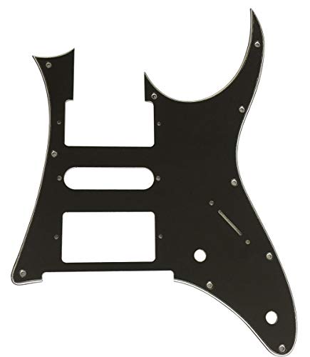 For Ibanez RG 350 DX Style Guitar Pickguard Scratch Plate (3 Ply Black)