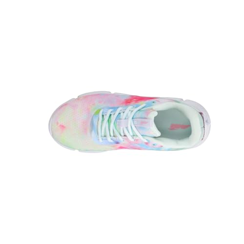 Avia Kids Girls Avi-Blitz Tie-Dye Lace Up Sneakers Shoes Casual - Green, Pink4