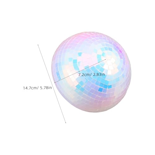 Bola espejada Mobestech, semiesfera reflectante de 15 cm para decoración de fiestas, bodas y temática años 80 miniatura 2