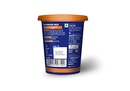 Daawat Cuppa Rice Sambhar Rice, 86 g