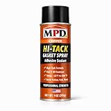 MPD Pro Hi-Tack Gasket Spray Adhesive Sealant – High-Tack Aerosol Gasket Bonding Spray, Fuel & Oil Resistant, −65°F to 450°F, Professional Assembly Aid, (1-Pack)