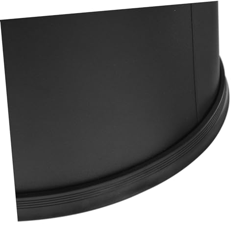 Basurero de hierro rectangular negro para cocina y baño miniatura 4