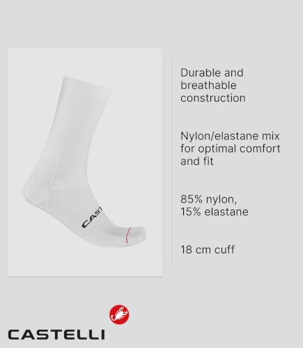 Image of CASTELLI Unisex Espresso 18 Sock