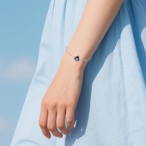 Ace of Spades Bracelet for Women 925 Sterling Silver Poker Ace Bracelet Playing Card Jewelry Gifts4