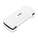 POWRX Step Aerobic (68 x 28,5 cm) - Stepper de fitness idéal pour les "exercices à domicile" - Hauteur réglable et surface antidérapante (Blanc)