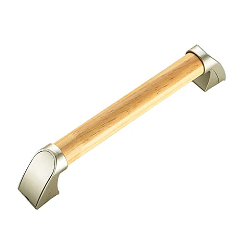 BANGSUN Barre d'appui en bois pour salle de bain - Pour personnes âgées handicapées (couleur bois, 30 cm)