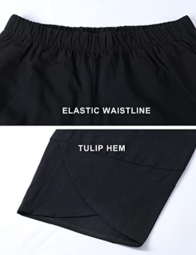 Springrain Women's Capri Pants Casual Summer Cotton Cropped Lounge Pants Trousers3