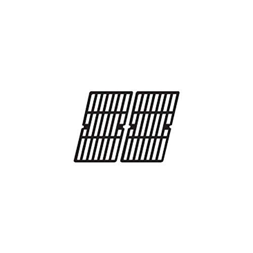 Music City Metals Matte Cast Iron Cooking Grid Replacement for Gas Grill Models Brinkmann 810-3820-S and Dyna-Glo DGP350NP, Set of 2