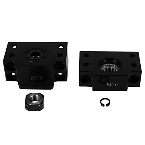 Sunmeit Ball Screw Support Set Includes 1x Bk10 and 1x Bf10 for Sfu1204 Ball Screw End Support / Bf10
