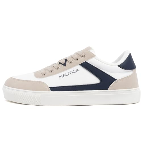 Image of Nautica Men's Casual Shoe, Classic Lace-Up Low Top Loafer, Fashion Sneaker - in Medium & Wide Width Sizes