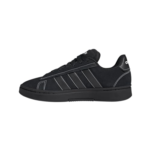 adidas Men's Grand Court Alpha 00s Sneaker, Black/Black/White, 12