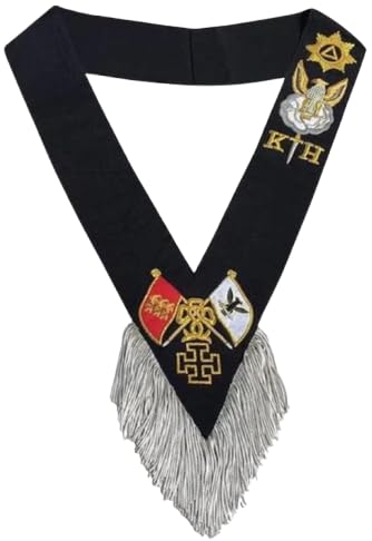 Masonic Regalia Rose Croix Masonic Rose Croix 30th Degree Hand Embroidery Sash
