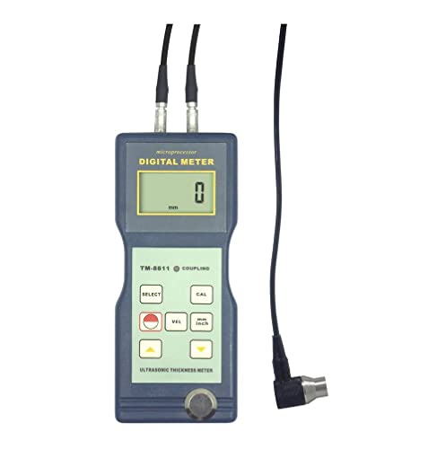 Medidor de Espesor Ultrasónico Básico Tipo Ultrasonic con Pantalla LCD Digital Rango de Medición de 1.5 a 200 mm