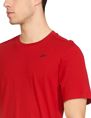 Image of Reebok Men's Solid Regular Fit T-Shirt