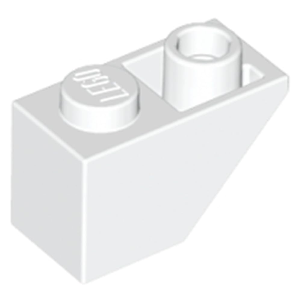 LEGO Slope, Inverted 45 2 x 1, Part 3665, Choose Your Colour, Part 3665, Choose Your Colour (White, 10, count)