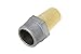 Milton Pneumatic Exhaust Muffler, 1 1/2” MNPT 40 Micron Sintered Bronze Silencer/Diffuse air & Noise Reducer