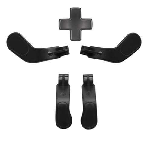 Image of 5 in 1 Elite Controller Paddles for Xbox One Elite Series 2 Controller Metal Paddles for Xbox Elite Series 2 Core Controller Paddles with D-Pad for Xbox One Elite 1 (Black)