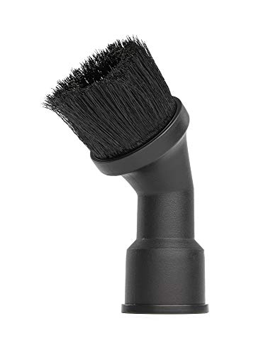 CRAFTSMAN CMXZVBE27159 1-1/4 and 1-7/8 inch DUAL-FIT Dusting Brush Wet Dry Vac Attachment, Industrial-Grade Accessory for Detailed Cleaning, Fits Most 1-1/4 in. and 1-7/8 in. Hose Diameters