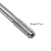 sourcing map 5.7mm Chucking Reamer, HSS Cobalt M35 Lathe Machine Reamer D4 6 Straight Flutes, Round Shank Milling Cutting Tool, for Stainless Steel Alloy Copper Metal