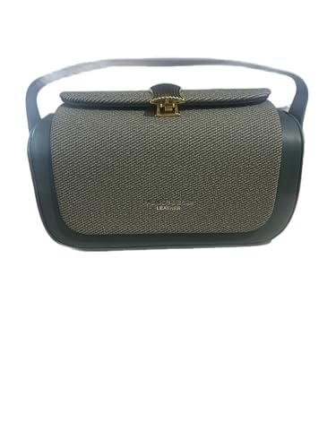 Bolsa Feminina Elegante em Tecido Premium com Detalhes em Couro Sintético e Fecho Metálico Design sofisticado e moderno: ideal para uso diário, trabalho ou ocasiões especiais.