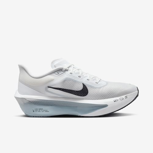 Nike Zoom Fly 6 Men's Road Racing Shoes (FN8454-104, White/Pure Platinum/Obsidian Mist/Gridiron)3