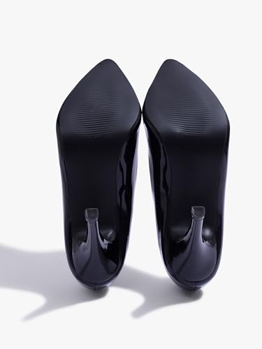 Image of Carlton London Women Comfortable Cone Heel Pointed Toe Slip On Fashion Shoes for Daily use, Office use, Casual use