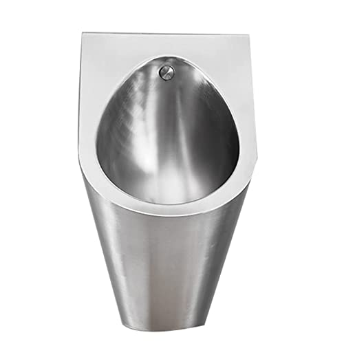 Wall-Mounted All-in-one Urinal, Stainless Steel Men's Urinal, Non-Contact Flushing Urinal, Strong and Anti-Clogging, Sensing Water Out, Easy to Clean