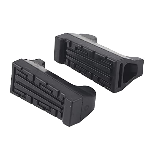 YBR 125 Repose-pieds Avant Pédales en Caoutchouc avec une Haute ténacité et une Grande stabilité Installation Facile adapté à la Pédale Avant de Moto