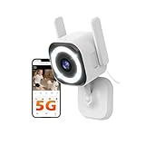Guoanvison 5G/2.4GWifi 屋外防犯カメラ、屋内ベビーモニター、ペットカメラ 、ベビーシッター/高齢者監視カメラ、300万画素見守りカメラ、IP66防水、カラー/赤外線ナイトビジョンモード、双方向音声、アラームサイレン、クラウド/SD 24時間常時録画 メーカー保証3年