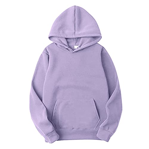 Solid Hoodies for Men Oversized Trendy Long Sleeve Drawstring Hooded Sweatshirts Casual Pullover Tops with Pockets2