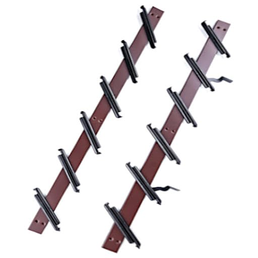 be hide Meccanismo per persiane orientabili Comando per persiana lamelle, Guide 86 cm Marrone Kit per lamelle in Vetro Sistema per terrazze e balconi per Finestra